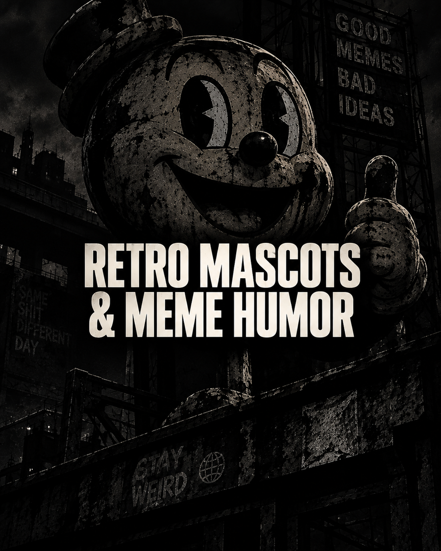 Retro Mascots & Meme Humor collection